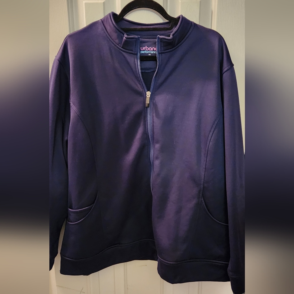 Urbane scrub zip jogger dark blue XXL